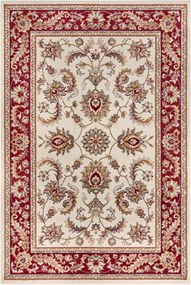 Dywan Luxor Perski Florystyczny kremowo - czerwony 160 cm x 235 cm