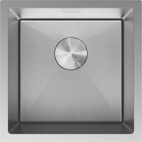 Mexen Trixo zlewozmywak stalowy 1-komorowy 440 x 440 mm, inox HC - 6413441000-01HC
