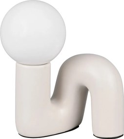 Lampa stołowa ceramiczna w kolorze kości słoniowej (wysokość 21,5 cm) Quinn – Reality