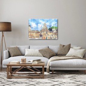 Obraz - Kościół Santa Maria di Loreto, Rzym, Włochy (70x50 cm)