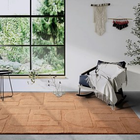 Brązowy wełniany dywan tkany ręcznie 160x230 cm Alexis – Villeroy&amp;Boch