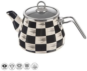 Orion Emaliowany czajnik szachownica Lem, 2 l