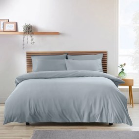 Niebieskoszara pościel jednoosobowa z mikrowłókna 135x200 cm So Soft Easy Iron – Catherine Lansfield