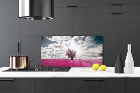 Panel nad blat kuchenny Samotne Drzewo W Polu