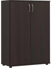 Klasyczna komoda biurowa z drzwiczkami wenge N7-C71