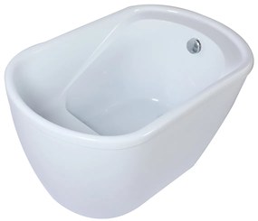 Wanna o obłym kształcie PICCOLA - 1-osobowa - 120 x 75 x wys.65 cm - kolor biały