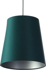 Zielono-srebrna lampa wisząca nad stół F9-Z65