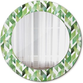 Lustro dekoracyjne okrągłe Jodełka