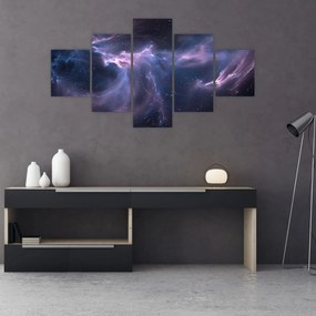 Obraz - Kosmiczna mgławica (125x70 cm)