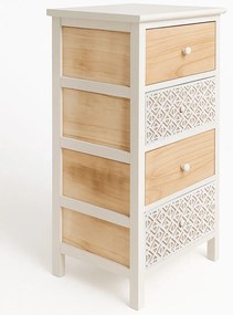 Szeroka komoda Solany z 4 szufladami