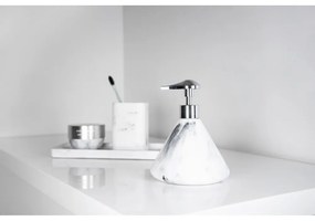 Biało-szara tacka do łazienki Wenko Desio