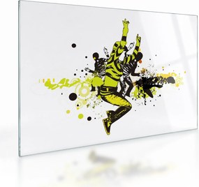 Obraz na szkle - Street dance (70x50 cm)