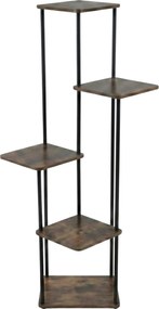 Kwietnik stojący wysoki na 5 kwiatów RIMOZA, 30 x 30 x 106 cm