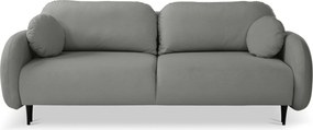 Masseno Sofa AGIO z funkcją spania i pojemnikiem na pościel, Rozkładana sofa - Szary, CASTEL 93