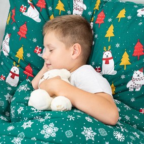 4Home Pościel bawełniana Polar Bear, 140 x 200 cm,70 x 90 cm