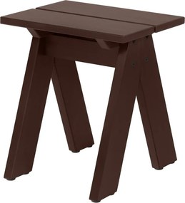 Ciemnobrązowe drewniane krzesło ogrodowe Navo – noo.ma