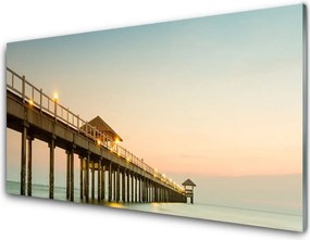 Szkło Dekoracyjne do Kuchni Most Wiszący Nad Zatoką