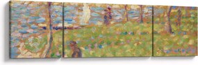 Obraz - Georges Seurat, Study for "La Grande Jatte", reprodukcje (170x50 cm)