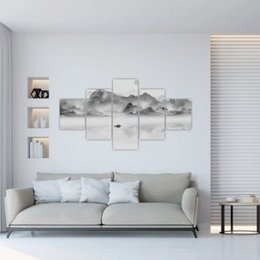 Obraz - Japońskie jezioro (125x70 cm)