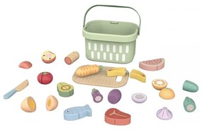 Tooky toy drewniany zestaw żywność warzywa owoce
