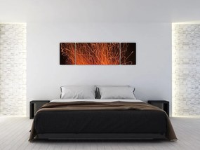 Obraz ognia (170x50 cm)