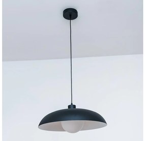 Lampa wisząca na linkach ECLIPSE 1xE27/15W/230V czarna/biała
