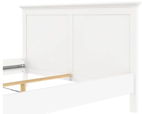Białe łóżko dwuosobowe 180x200 cm Paris – Tvilum