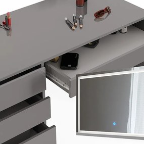 Toaletka szary 120x55x75 sherry