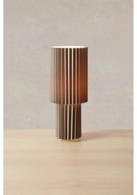 Szara lampa stołowa z tekstylnym kloszem (wysokość 45 cm) Catis – Markslöjd