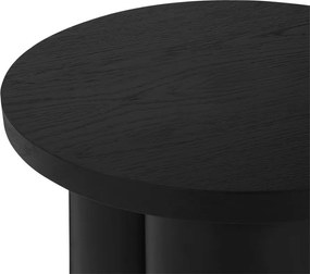 Czarny stołek Oly – noo.ma