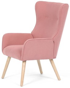Fotel na uszach PINK2, różowy
