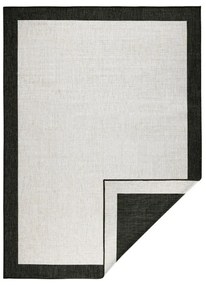 Czarno-kremowy chodnik dwustronny odpowiedni na zewnątrz NORTHRUGS Panama, 80x150 cm