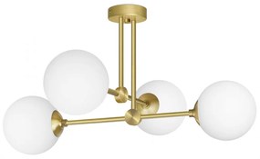 Złota lampa wisząca do pokoju GP-S4S