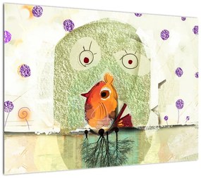 Obraz- Dusza ptaka (70x50 cm)