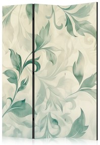 Parawan akustyczny Kwiaty 135x172 cm 3-częściowy biały ARTGEIST B