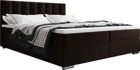 Dwuosobowe Łóżko Pluszowe Z Zagłówkiem 140X200 F2-R18