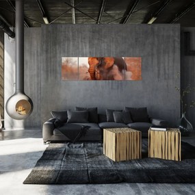 Obraz - Wielki słoń afrykański (170x50 cm)