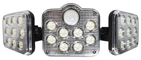 Naświetlacz Solarny Flexi Potrójny, lampa solarna zewnętrzne, potrójna