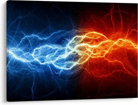 Obraz napięcia elektrycznego (70x50 cm)