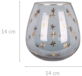 Świecznik na tealighta w formie szklanki, Ø 14 cm
