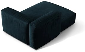 Ciemnoniebieski aksamitny moduł sofy (lewostronny) Martina – Micadoni