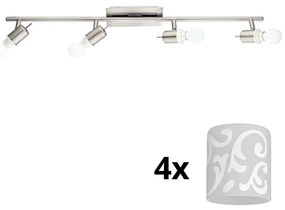 Eglo - LED oprawa punktowa MY CHOICE 4xE14/4W/230V chrom/biały