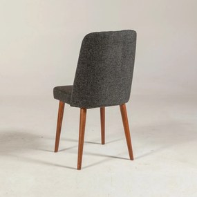 Krzesło do jadalni Vina Anthracite and Walnut