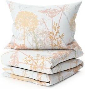 PrzytulneMieszkanie.pl PrzytulneMieszkanie.pl Pościel z bawełny Renforcé CARAWAY kremowa Rozmiar pościeli: 70 x 90 cm | 140 x 200 cm