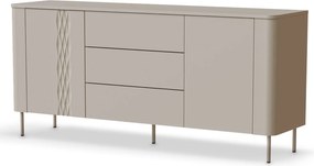 Pojemna komoda z geometrycznym wzorem Tirante KM-1 Halmar, kaszmir