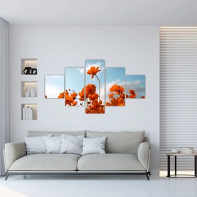 Obraz - Łąkowe kwiaty (125x70 cm)