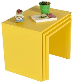 Stół składany SHP żółty, 3 szt.