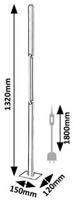 Rabalux 74195 stojąca lampa podłogowa LED Sindri,ekskluzywny design