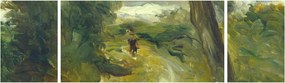 Obraz - Auguste Renoir, Landscape between Storms, reprodukcje (170x50 cm)
