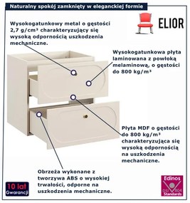 Kaszmirowa szafka pod umywalkę z szufladami M4-H50